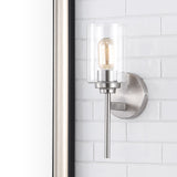 Juno 13" Farmhouse Industrial Iron Cylinder LED Sconce