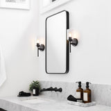 Juno 13" Farmhouse Industrial Iron Cylinder LED Sconce