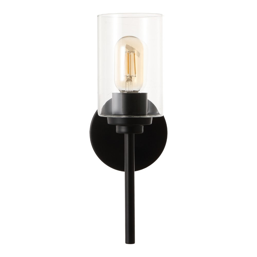 Juno 13" Farmhouse Industrial Iron Cylinder LED Sconce