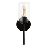 Juno 13" Farmhouse Industrial Iron Cylinder LED Sconce