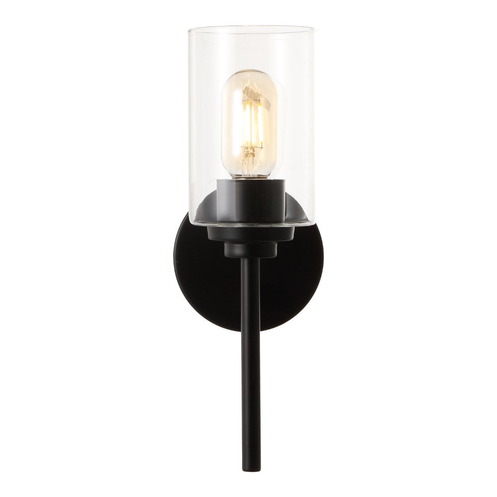 Juno 13" Farmhouse Industrial Iron Cylinder LED Sconce