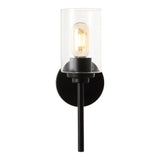 Juno 13" Farmhouse Industrial Iron Cylinder LED Sconce