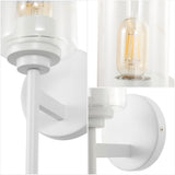 Juno 13" Farmhouse Industrial Iron Cylinder LED Sconce