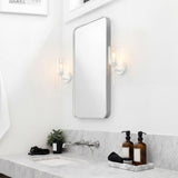 Juno 13" Farmhouse Industrial Iron Cylinder LED Sconce