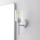 Juno 13" Farmhouse Industrial Iron Cylinder LED Sconce