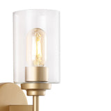 Samantha 13" Farmhouse Industrial Iron Cylinder LED Sconce