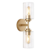 Samantha 13" Farmhouse Industrial Iron Cylinder LED Sconce