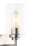 Samantha 13" Farmhouse Industrial Iron Cylinder LED Sconce
