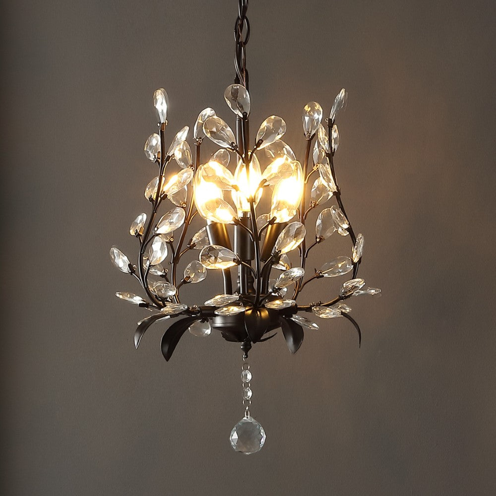 Nordic 28.5" Contemporary Bohemian Iron/Acrylic LED Pendant