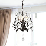 Nordic 28.5" Contemporary Bohemian Iron/Acrylic LED Pendant