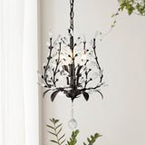 Nordic 28.5" Contemporary Bohemian Iron/Acrylic LED Pendant
