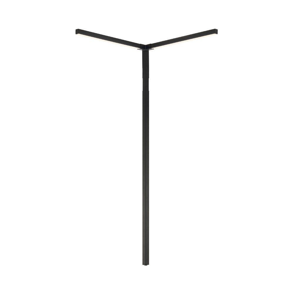 Aegina 18.25" 2-Light Modern Minimalist Iron Integrated Plug-In LED Sconce for Ceiling Corner