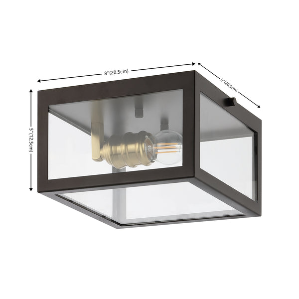 Dimension Image Oil Rubbed Bronze/Brass Gold / 1 Light