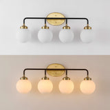Iris Brass Vanity Wall Sconce Frosted