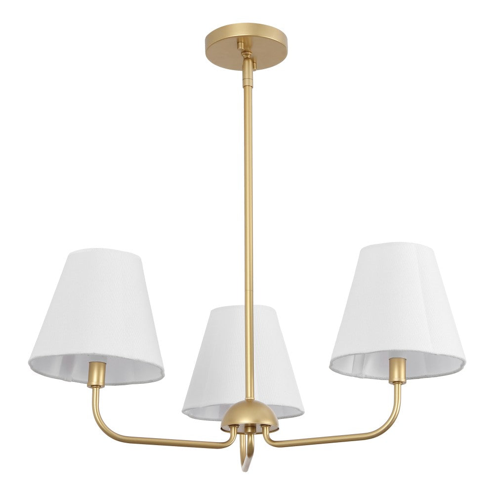Pauline Coastal Contemporary Adjustable Swooping Arm Candle-Style Metal LED Chandelier