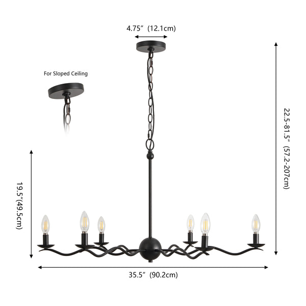 Dimension Image Black / 6 Sockets