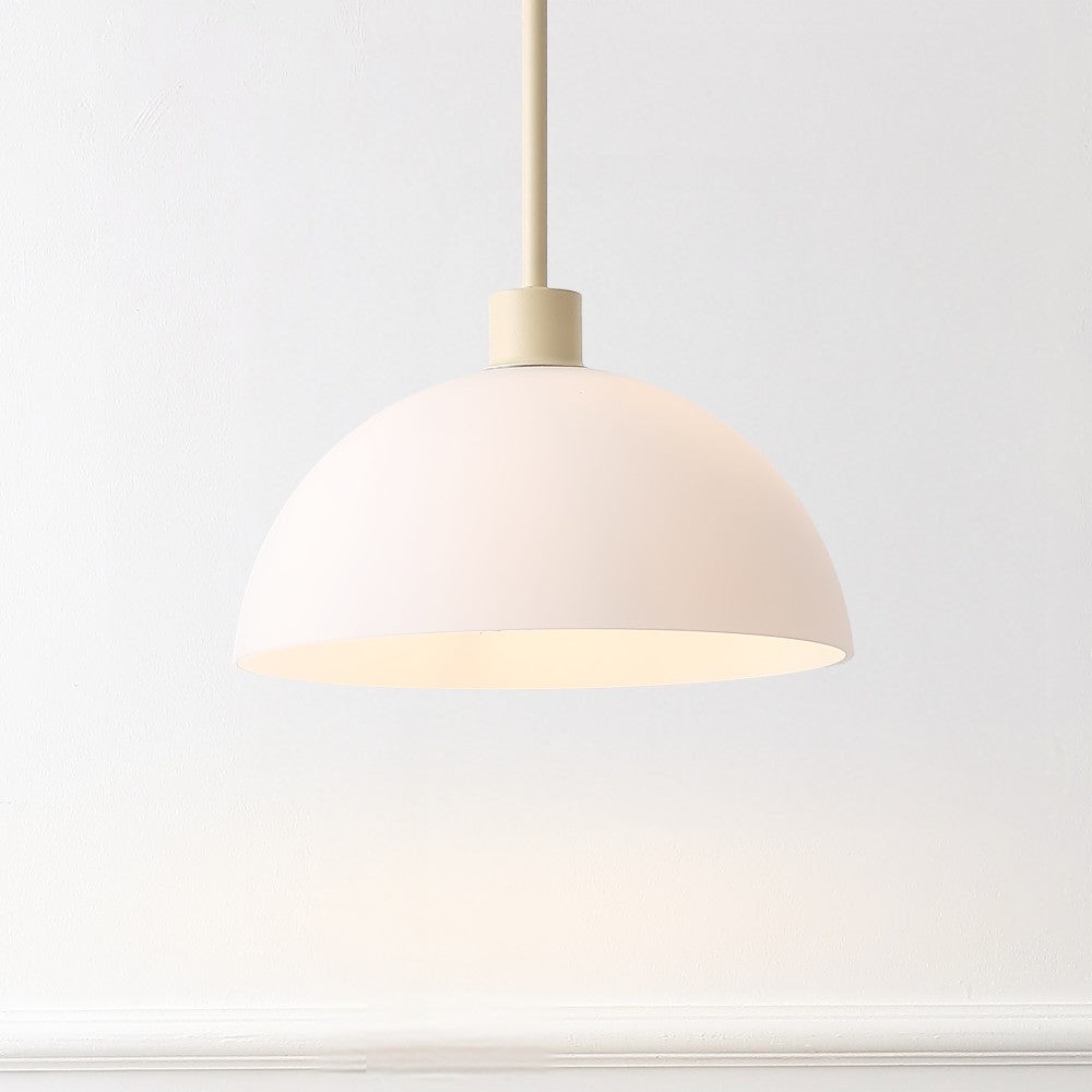 Solene Modern Contemporary Adjustable Metal/Glass Dome LED Pendant