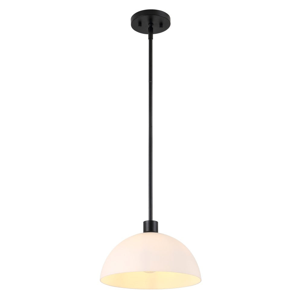 Solene Modern Contemporary Adjustable Metal/Glass Dome LED Pendant