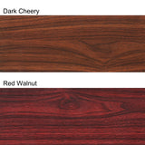 Maroon 52" 3-Light Industrial Metal/Wood LED Ceiling Fan With Remote