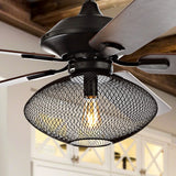 Madarasz 52" 1-Light Mid-century LED Ceiling Fan With Remote