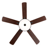Simmons 52" Farmhouse Industrial Iron Scroll Drum Shade LED Ceiling Fan With Remote