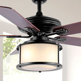 Holly 52" Bohemian Farmhouse Iron LED CEILING FAN