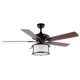 Holly 52" Bohemian Farmhouse Iron LED CEILING FAN