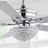 Dennis 52" Traditional Transitional Iron LED CEILING FAN