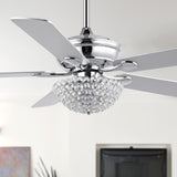 Dennis 52" Traditional Transitional Iron LED CEILING FAN