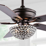 Dennis 52" Traditional Transitional Iron LED CEILING FAN