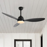 Dolly 52" Classic Industrial Iron/Plastic Mobile-App/Remote-Controlled 6-Speed Propeller Integrated LED Ceiling Fan