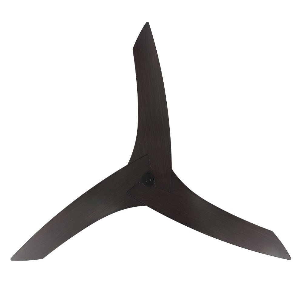 Roboto 50" Modern Minimalist Iron/Plastic Mobile-App/Remote-Controlled 6-Speed Razor Ceiling Fan