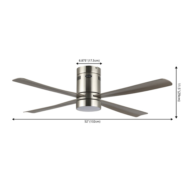 Dimension Image Nickel/Gray Wood Finish