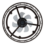 Celeste 21.6" 6-Light Industrial Farmhouse 6-Speed Metal Mobile-App/Remote-Controlled Caged LED Ceiling Fan