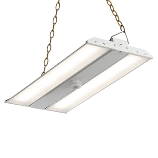 Abra 23.75 in. 220-Watt Integrated LED Motion Sensor Shop Light with 28600 Lumens 5000K, White