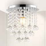 Glenda 9.88" Traditional Transitional Iron LED Semi Flush Mount