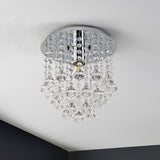 Glenda 9.88" Traditional Transitional Iron LED Semi Flush Mount