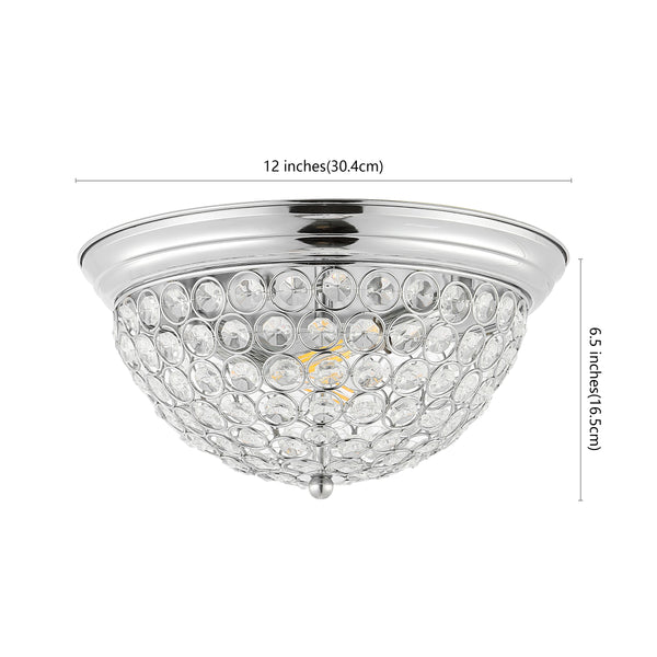 Dimension Image Chrome/Clear (Set of 2) / 1 Light