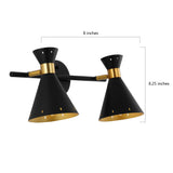 Brian 18.25" Iron Retro Contemporary LED Track Light