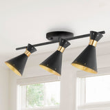 Brian 18.25" Iron Retro Contemporary LED Track Light