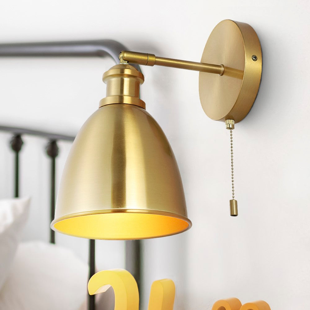 Bowen 6.5" Farmhouse Bohemian Iron LED Sconce Set 2