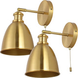 Bowen 6.5" Farmhouse Bohemian Iron LED Sconce Set 2