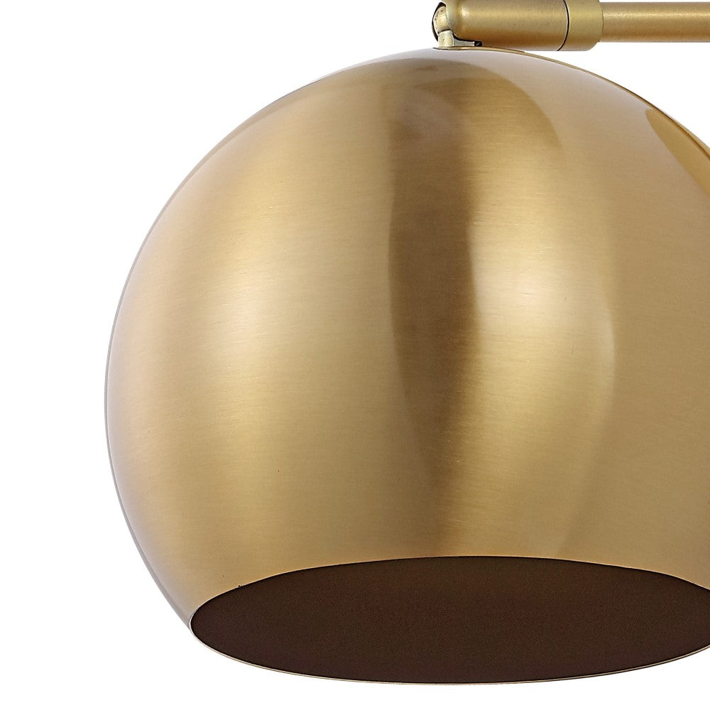 Modern Midcentury 7" Modern Midcentury Iron LED Sconce with Pull-Chain Switch Set 2