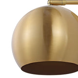 Modern Midcentury 7" Modern Midcentury Iron LED Sconce with Pull-Chain Switch Set 2