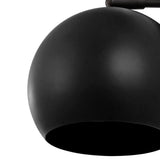 Modern Midcentury 7" Modern Midcentury Iron LED Sconce with Pull-Chain Switch Set 2