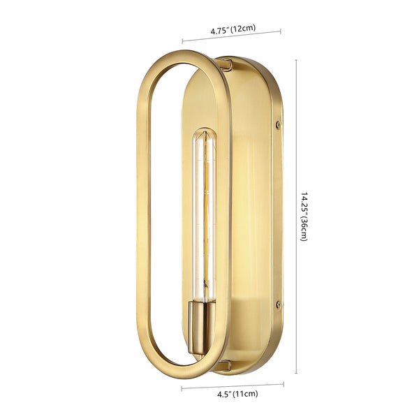 Dimension Image Brass Gold / 1 Light