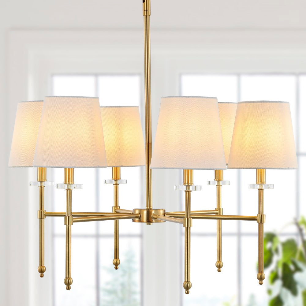 Ansley 38.5" Modern Midcentury Iron Linear LED Pendant