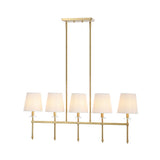 Ansley 38.5" Modern Midcentury Iron Linear LED Pendant