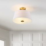 Thompson 52" Bohemian Industrial Iron/Plastic Mobile-App/Remote-Controlled 6-Speed Palm Blade Ceiling Fan