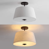 Thompson 52" Bohemian Industrial Iron/Plastic Mobile-App/Remote-Controlled 6-Speed Palm Blade Ceiling Fan